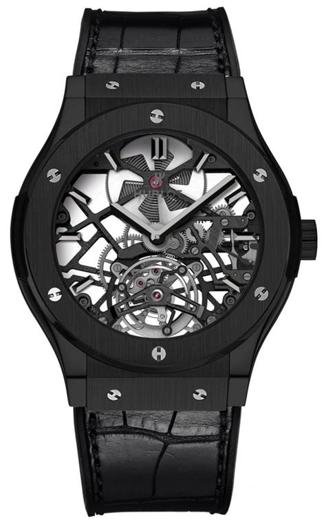 hublot tourbillon black|Hublot tourbillon price.